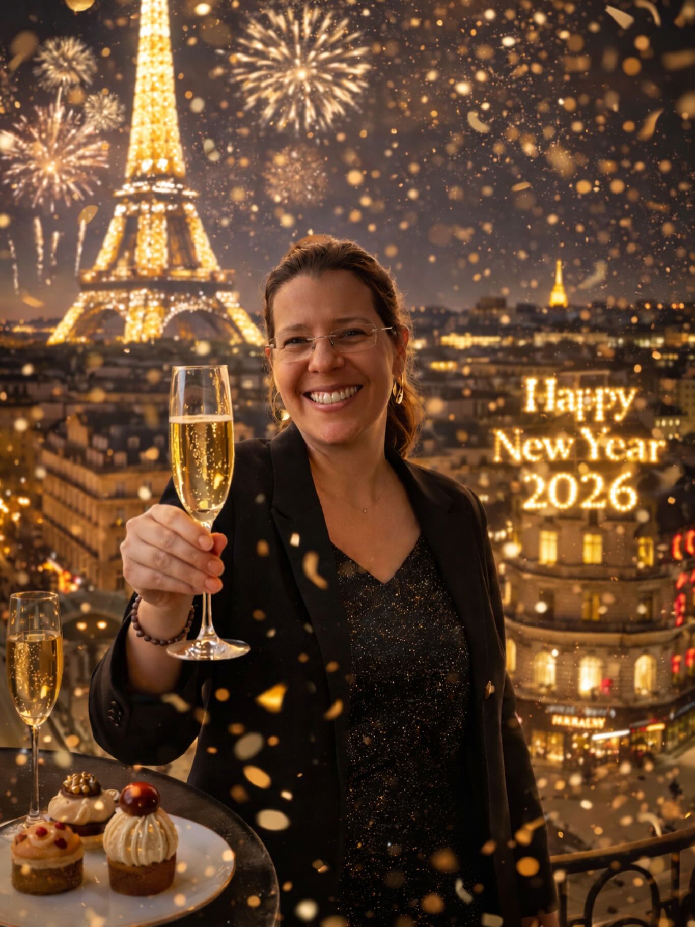 פותחת את השנה האזרחית החדשה עם לב מלא תודה,
עם חיוך גדול, עם פריז בלב 💛
ועם כל אחת ואחת מכן שמלווה אותי במסע המרגש הזה – בסדנאות, בקורסים, בהודעות, בתמונות של יצירות שאתן שולחות לי…
אתן ההשראה שלי, האנרגיה שלי, והסיבה שאני כל כך אוהבת לעשות את מה שאני עושה ✨

הלוואי שהשנה הזו תביא איתה טוב.
שלווה. יציבות. לב רגוע יותר.
ושהיא תהיה מלאה ביצירה, השראה, רגעים יפים… וכמובן – הרבה מתוק ונשמה 🥂🍰

מחכה לראות מה עוד נחלום ונכין יחד השנה ❤️
והלוואי שיהיה כבר טוב.