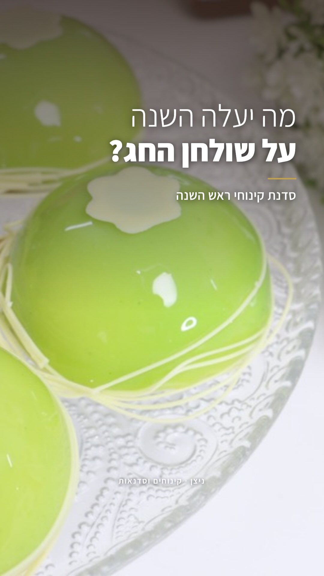 מה תכינו השנה לשולחן החג? 🍎
הנה טעימה מסדנת קינוחי ראש השנה הדיגיטלית שלי. 
כיפות מוס וניל ותפוחים עם גלאסז’ מבריק.
עוגת דבש שאפשר להגיש ב-3 צורות הגשה שונות.
עוגת פיננסייר דבש, תמרים ותפוחים מקורמלים.
פטיפור אישי עם תפוחים, קרם מסקרפונה וציפוי שוקולד קראנץ׳.
עוגיות שוקולד ותפוחים מקורמלים עם פקאנים ופרלינה צנוברים.
ובימים הקרובים מצטרף גם הקינוח החדש: עוגת שקדים ותפוחים אפוייה בצנצנת זכוכית עם קרם דבש משגע וקישוט טוויל דבש. 
אבל הסדנה היא לא רק אוסף של מתכונים.
אני מלמדת אותך שלב אחרי שלב, מקרוב, ומסבירה גם את ה”למה”: איזה מרקם לחפש, הסברים על חומרי הגלם ותהליכי העבודה בקינוח. 
8 קינוחים חגיגיים, 6 שיעורים, וכל הידע מאחורי הקינוחים. 
סדנה לצפייה מיידית ללא הגבלת זמן, עם תמיכה שלי אישית, ולא של מישהו מטעמי. 
רוצה את הפרטים? כתבו לי “תפוח” ואשלח את הפרטים על הסדנה בהודעה פרטית🍎
#קינוח #ראשהשנה